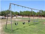 The swing set at Cotulla Camp Resort - thumbnail