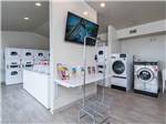 Inside of the clean & modern laundry room at VERDE RANCH RV RESORT - thumbnail