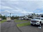 View larger image of A paved road leading thru gravel RV sites at STAY N GO RV image #2