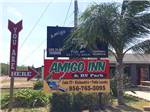 Welcome sign at Amigo Inn & RV Park - thumbnail