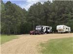 View larger image of One of the gravel roads at GREEN TREE RV PARK  CAMPGROUND image #11