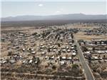 View larger image of An aerial view of the campsites at RANCHO SAN MANUEL MOBILE HOME  RV PARK image #2
