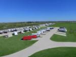 Area view of parked RV's at Big State RV Park - thumbnail