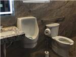 The clean and modern restroom at IRON SPRINGS ADVENTURE RESORT - thumbnail