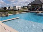 View larger image of Small fountains in the swimming pool at R  R RV RESORT  CASITAS image #4