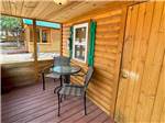 Cabin Rental porch - thumbnail