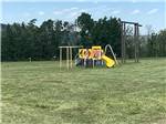 Play structure on grassy expanse at CHEWING BLACK BONES CAMPGROUND - thumbnail