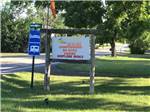 View larger image of The front entrance sign at JUST PLANE ADVENTURES LODGING  CAMPGROUND image #4
