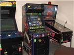 View larger image of A row of arcade games at OAK TERRACE RV RESORT image #10