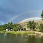 Rainbow in the sky at Sweetwater River Ranch - thumbnail