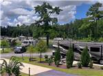 View larger image of An RV site with a picnic table and a lot of greenery at MADISON RV  GOLF RESORT image #4
