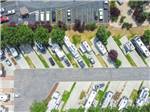 Aerial view of campers at PARK CITY RV RESORT - thumbnail