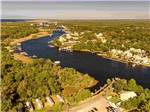View larger image of An aerial view of the campsite and river at STEINHATCHEE RIVER CLUB image #1