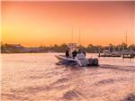 View larger image of A fishing boat on the river at STEINHATCHEE RIVER CLUB image #2
