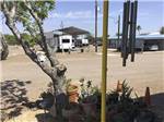 A wind chime next to the office at STINSON RV PARK & STORAGE - thumbnail