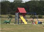 View larger image of The playground equipment at DINOSAUR VALLEY RV PARK image #6
