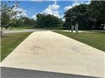 A paved pull-thru site - thumbnail