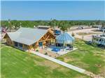 An aerial view of the clubhouse at FREEDOM LIVES RANCH RV RESORT - thumbnail