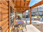 The front porch on the main building at FREEDOM LIVES RANCH RV RESORT - thumbnail