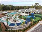 An aerial view of the lazy river and pool at HILTON HEAD NATIONAL RV RESORT - thumbnail