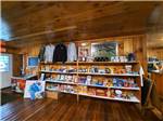 Products on the shelves at camp store at OUTPOST RV PARK & CAMPGROUND - thumbnail