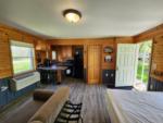 Cabin interior at Lake Road Campground - thumbnail