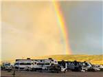 A rainbow over the campsites at TRAIL & HITCH RV PARK AND TINY HOME HOTEL - thumbnail