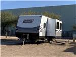 Travel trailer parked on-site at PALO VERDE ESTATES - thumbnail