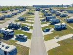 Rows of RV sites at Belaire Junction RV Park - thumbnail