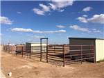 View larger image of The fenced in horse stables at CLOVIS POINT RV STABLES  STORAGE image #5