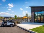 Golf carts parked in front of office at PIGEON FORGE LANDING RV RESORT - thumbnail