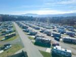 Aerial view of sites at PIGEON FORGE LANDING RV RESORT - thumbnail