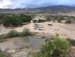 Aerial view of sites and grounds at Sevier River RV Park - thumbnail