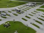 Aerial view of park at Ted's RV Park - thumbnail