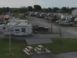 Parked trailers at site Ted's RV Park - thumbnail