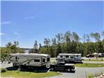 Overhead view of towables parked onsite at WEST BAY ACADIA RV CAMPGROUND - thumbnail