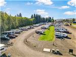 The gravel road between the RV sites - thumbnail