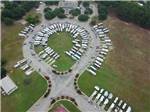 View larger image of A pavilion with picnic benches at MINEOLA CIVIC CENTER  RV PARK image #2