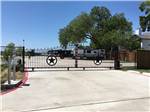 View larger image of The front entrance gates at LAKESHORE RV RESORT image #4