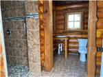 The entrance to the restroom at MEETEETSE RV PARK - thumbnail