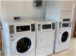 The washer and dryers in the laundry room at MEETEETSE RV PARK - thumbnail