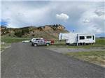 The gravel road next to the sites at MEETEETSE RV PARK - thumbnail