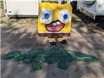 View larger image of Figure of Spongebob and an Alligator at BIG RIG FRIENDLY RV RESORT image #12