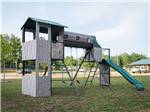 The playground equipment at EVERGREEN PARK & CAMPGROUND - thumbnail