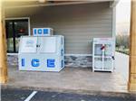 The ice box in front of the general store at WHISPERING FALLS RV PARK AND STORE - thumbnail