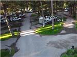 Elevated view of campers in sites at RIVERHAVEN RV PARK & MOTEL - thumbnail