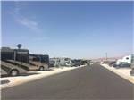 The road between the RV sites at SAND HOLLOW RV RESORT - thumbnail