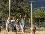View larger image of Four women cheering on their dogs at SILVER RIDGE RANCH image #5