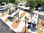 Aerial view of RVs in sites at SOWAL PALMS RV PARK - thumbnail