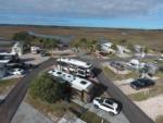 Birds-eye view of campground lots at OCEAN GROVE RV RESORT - thumbnail